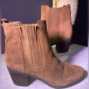 Sam Edelman Brown Suede Ankle Booties